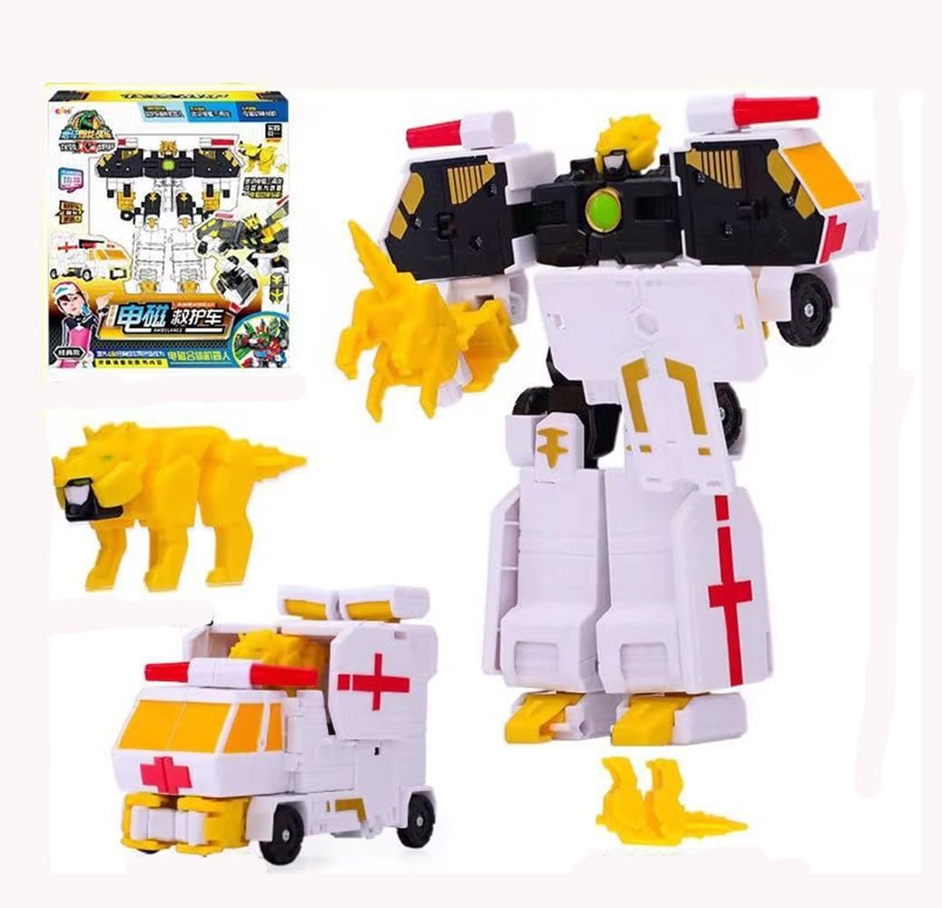 Amazon.co.jp: TROONZ 救急車EAKIメカ恐竜タンクトランス